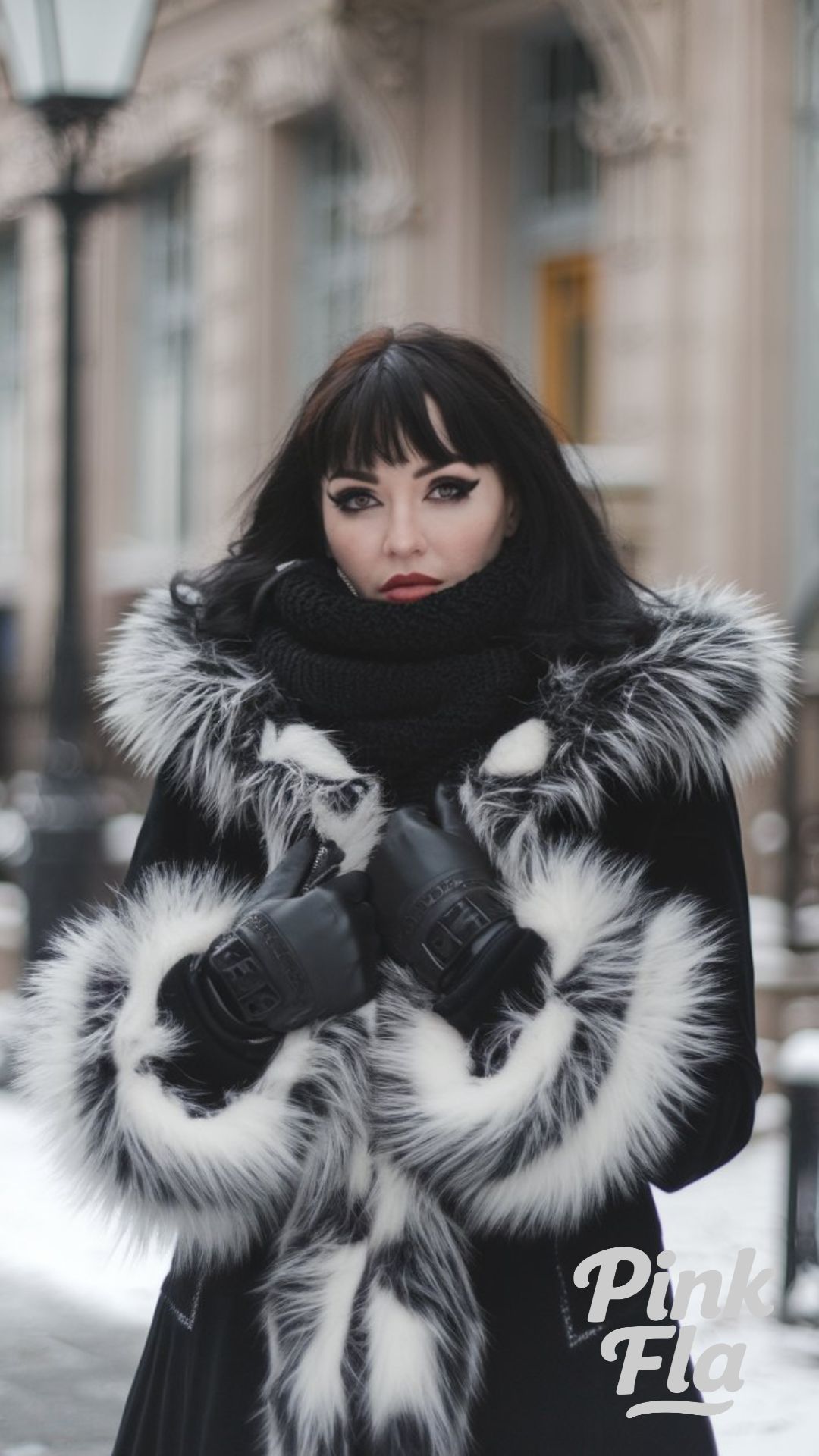 Chic Winter Goth Outerwear - Winter Goth Outfit Ideas
