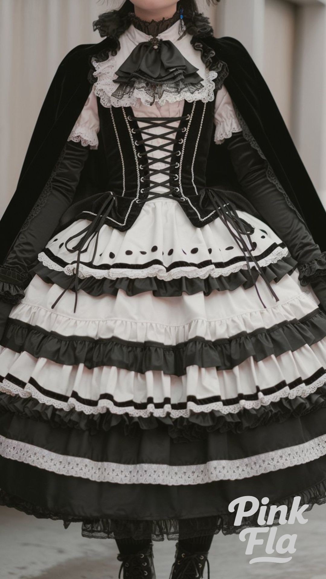 Victorian-Inspired Gothic Lolita Look - Winter Goth Outfit Ideas