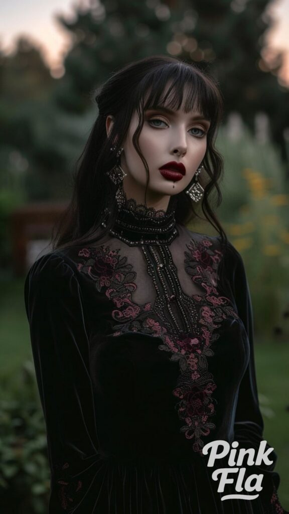 Romantic Goth Outfits