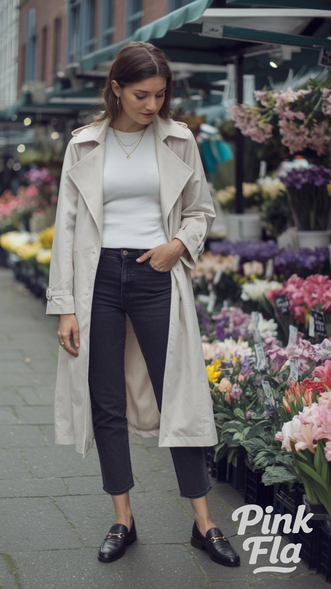 Timeless Neutrals for an Effortless Spring Outfit - Spring Outfits with Black Jeans