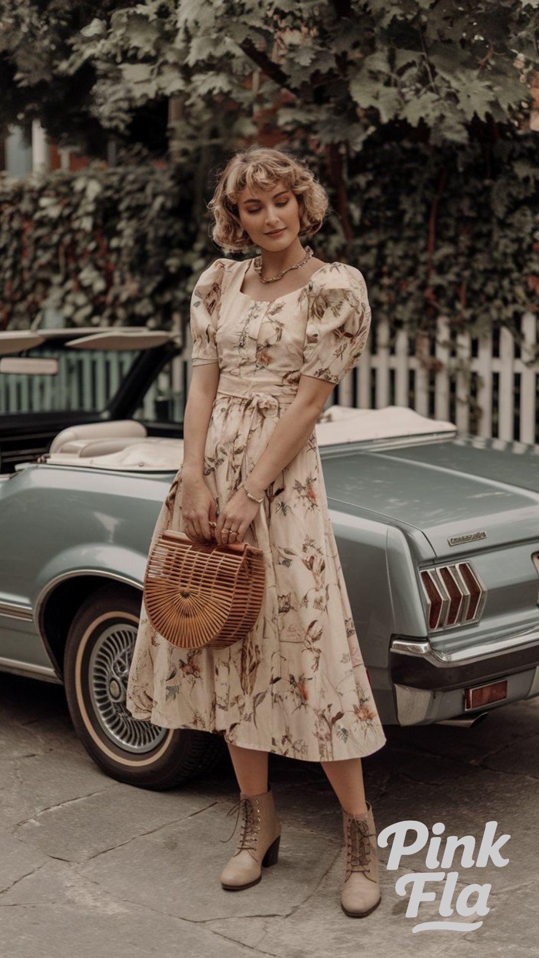 Vintage Elegance with a Feminine Touch - Retro Boho Outfit Ideas