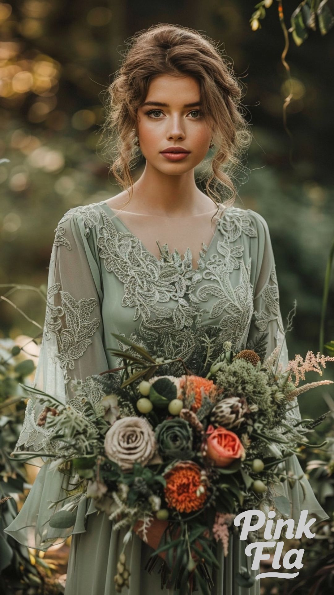Vintage Glamour - Sage Green Wedding Dresses