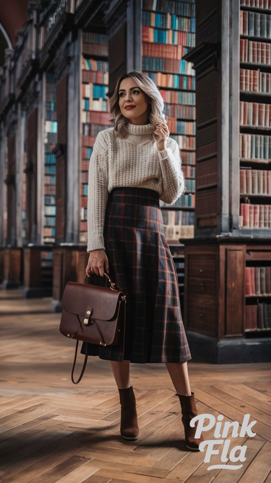 Warm Layers for Study Days - Romantic Academia Aesthetic Outfits