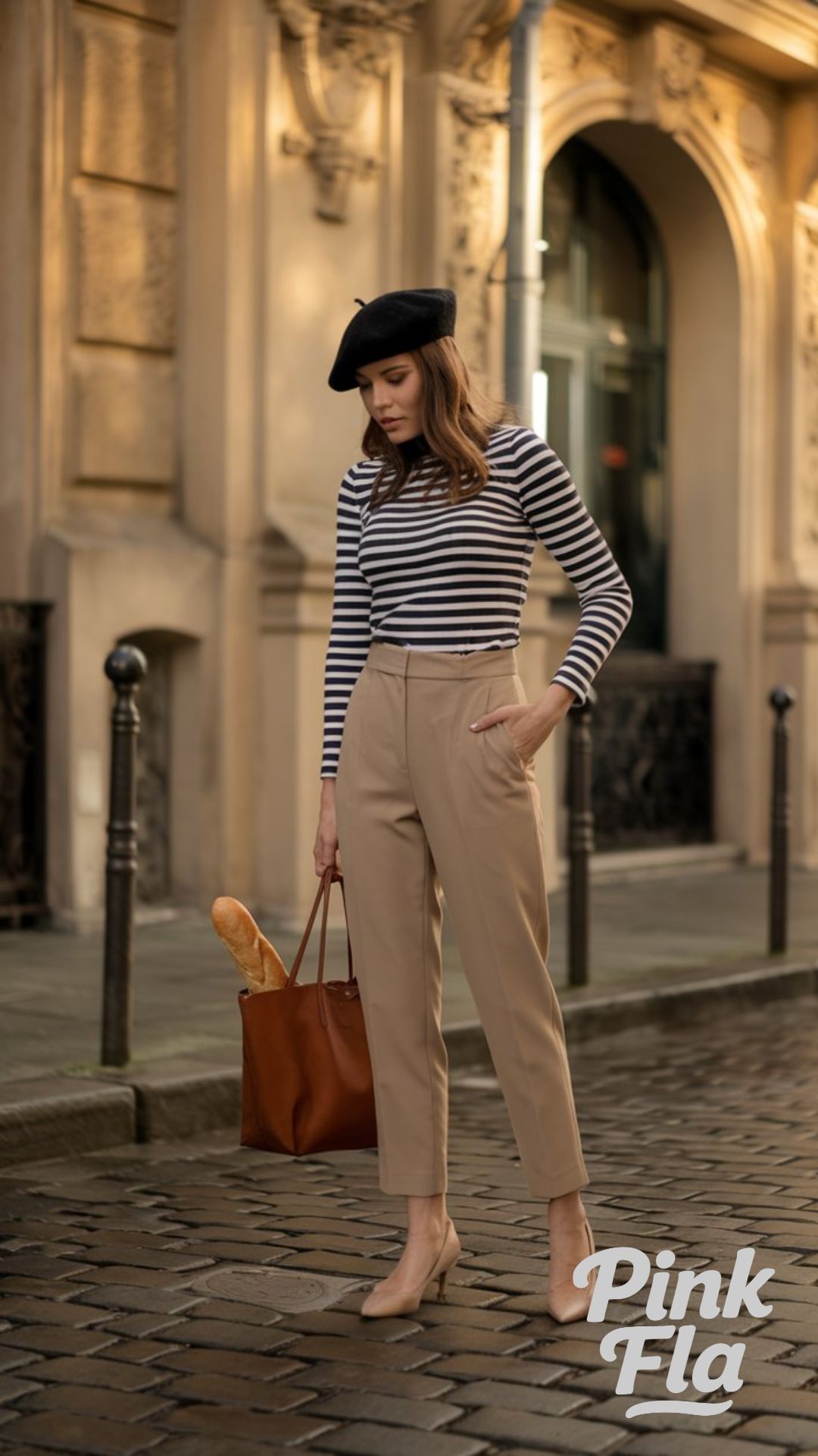 A Timeless Parisian Look with Breton Stripes - Spring Outfits for Europe