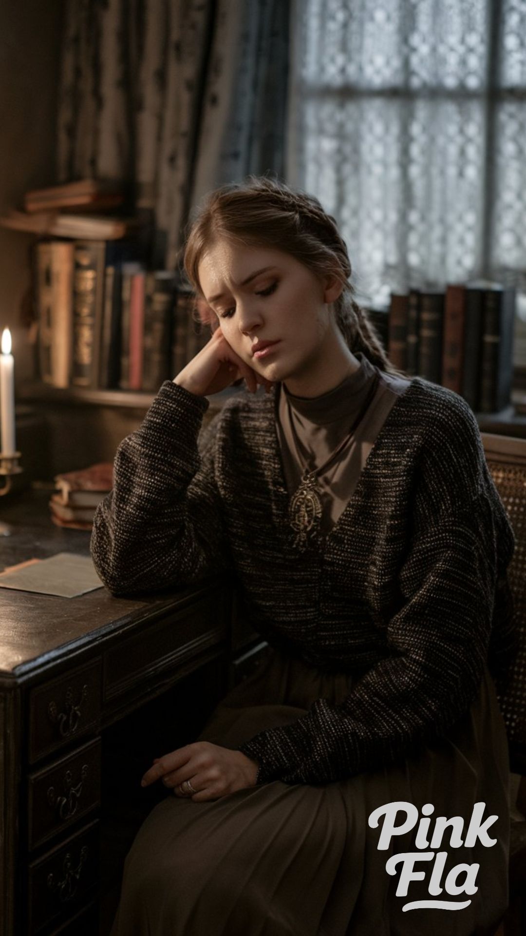 By Candlelight and Old Books - Dark Academia Spring Outfits