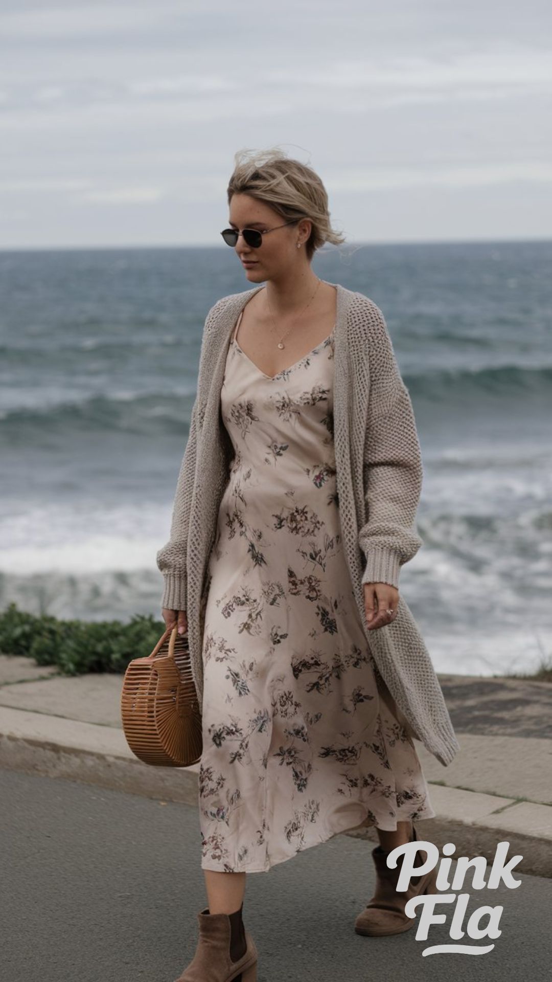Coastal Layers in a Soft Knit and Slip Dress - Cute Spring Outfit Ideas