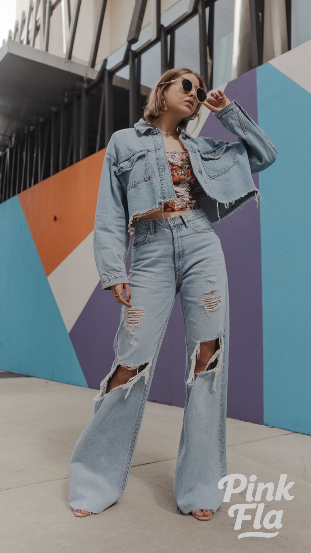 Denim-on-Denim with a Twist - Spring Outfits with Jeans