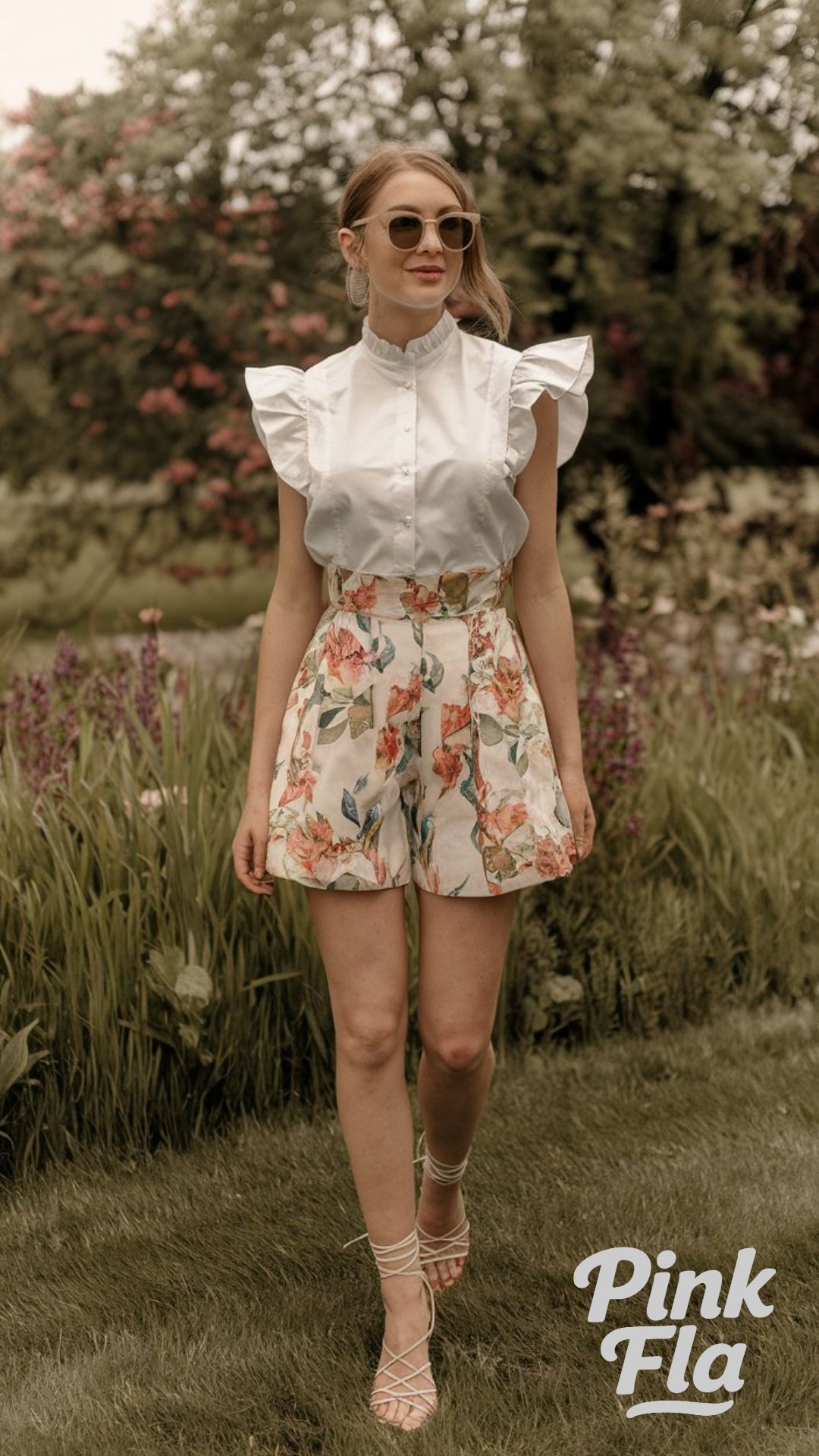 Effortless Elegance in a Floral Spring Ensemble - Cute Spring Outfit Ideas