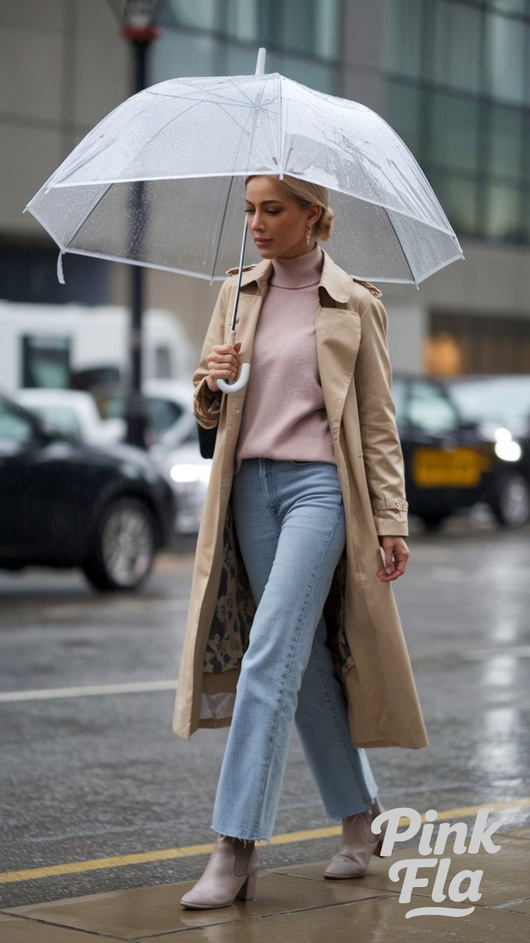 Effortless London Rain Style - Spring Outfits for Europe