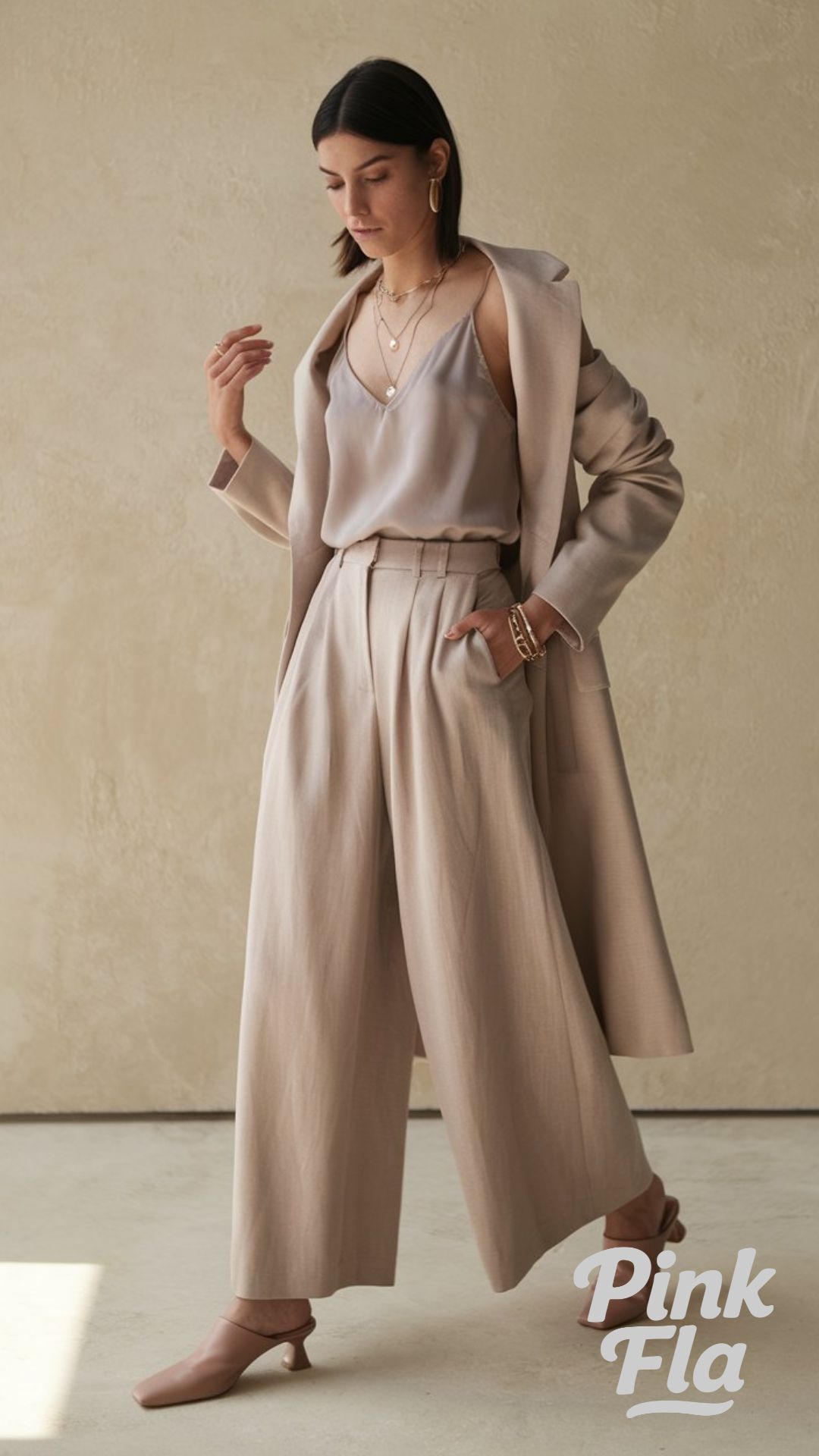 Minimalist Neutrals with a Relaxed Silhouette - Cute Spring Outfit Ideas