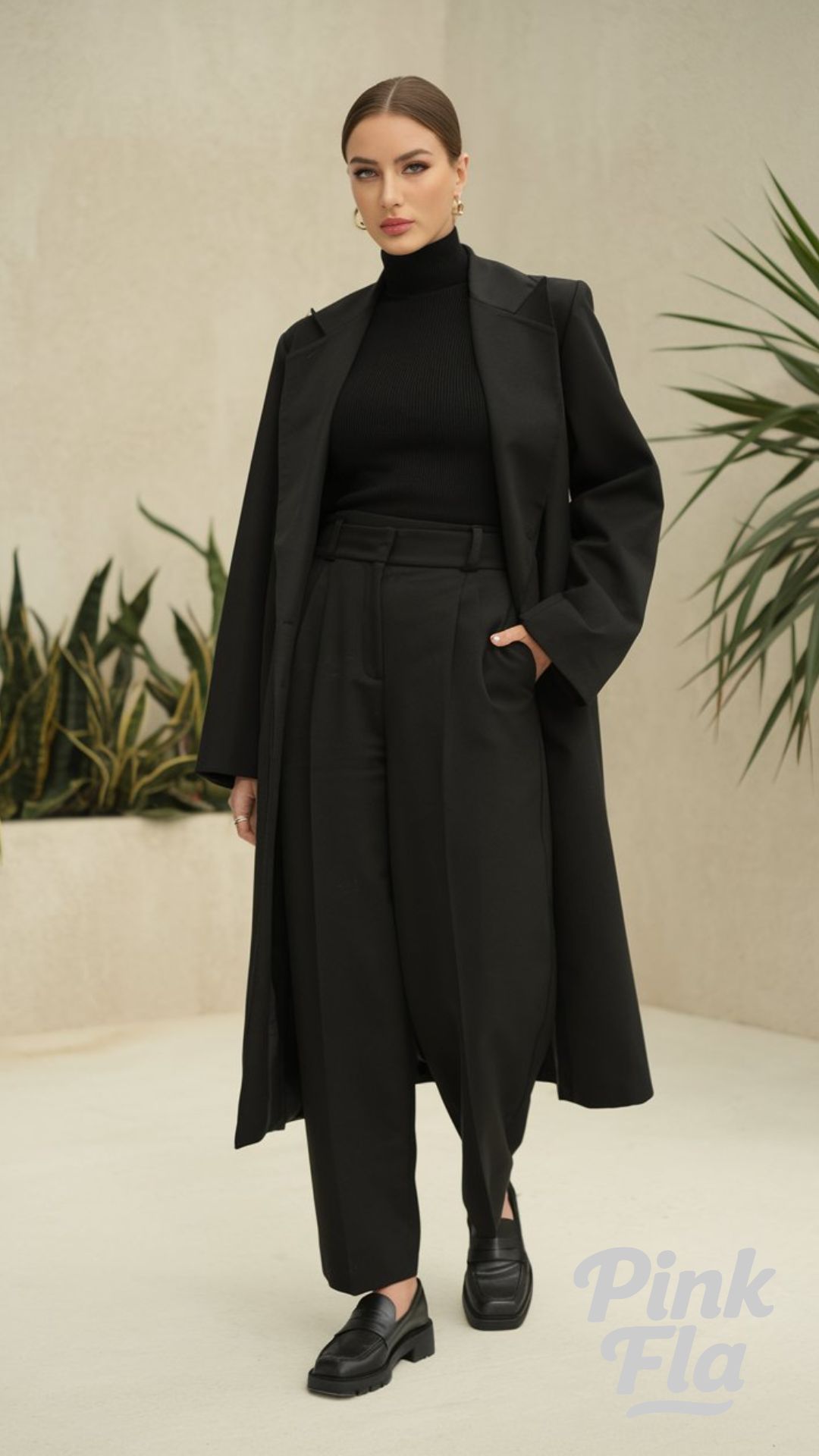 Modern Minimalist - All-Black Outfits for Women