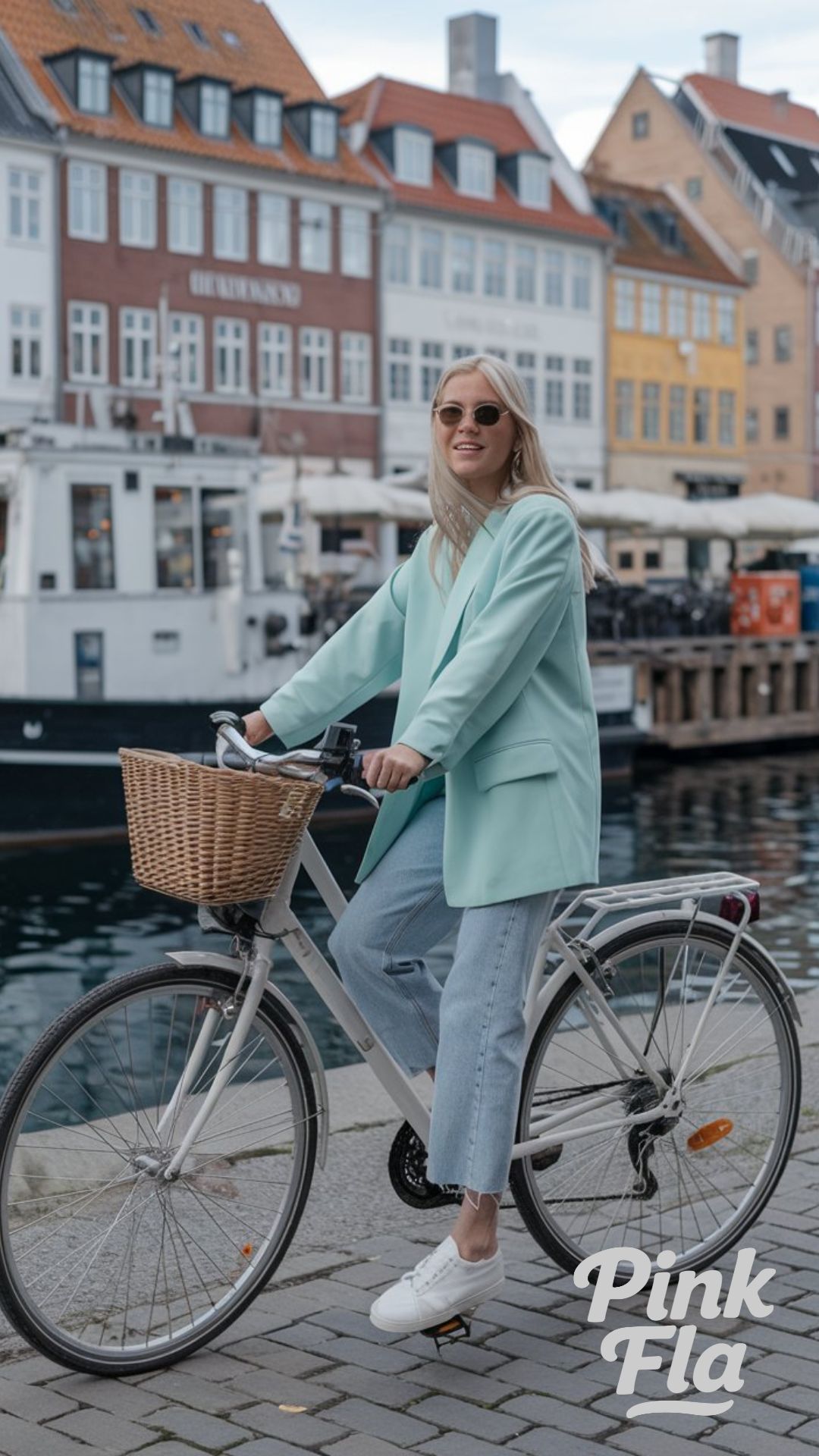 Pastel Tailoring for a Copenhagen Ride - Spring Outfits for Europe