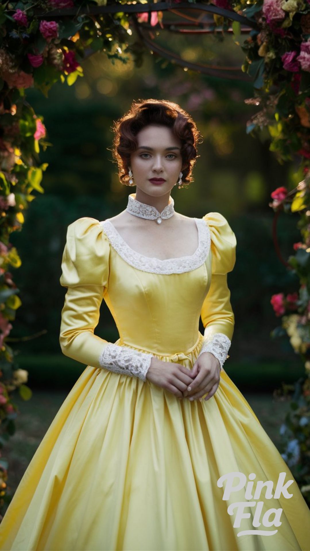 Vintage Charm in Yellow - Yellow Wedding Dresses