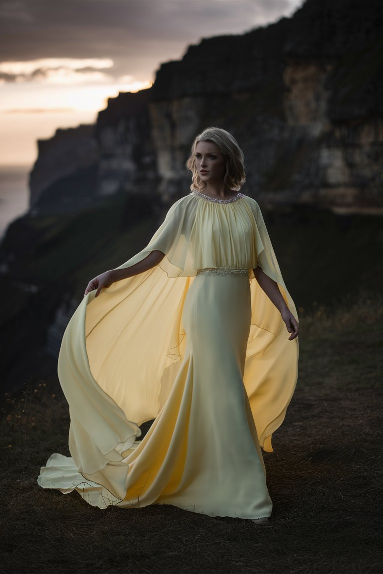 Majestic Grace - Yellow Wedding Dresses