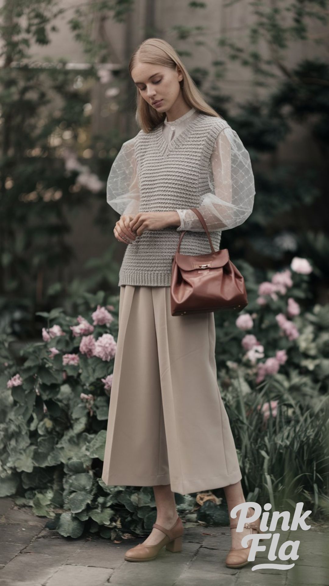 A Delicate Mix of Textures and Structure - Light Academia Spring Outfits
