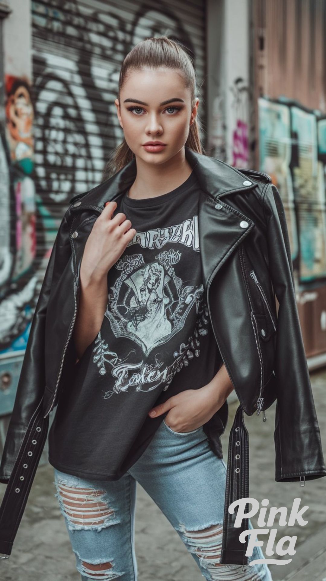 Edgy Street Style with a Classic Twist - Outfits for Small Chests