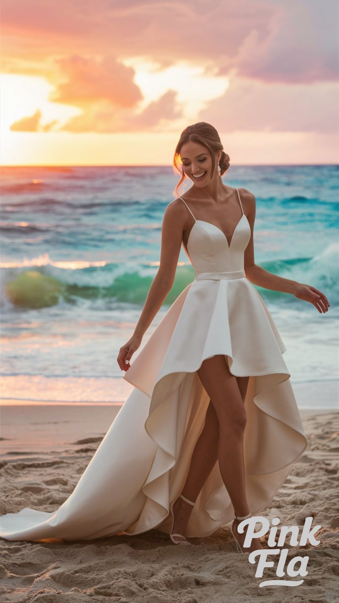 Glamorous with Beading - Beach Wedding Dresses