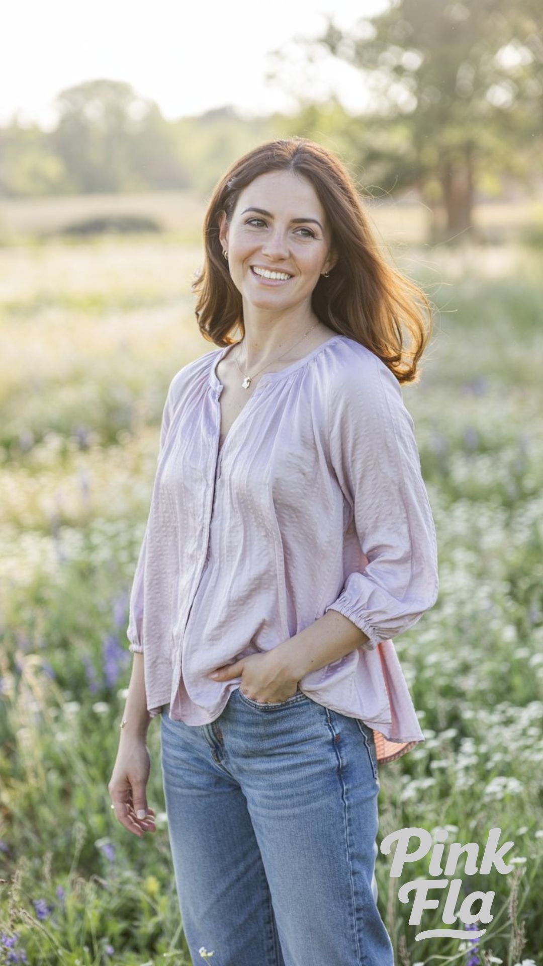 Lavender Lightness with Casual Denim - Casual Warm Spring Outfit Ideas