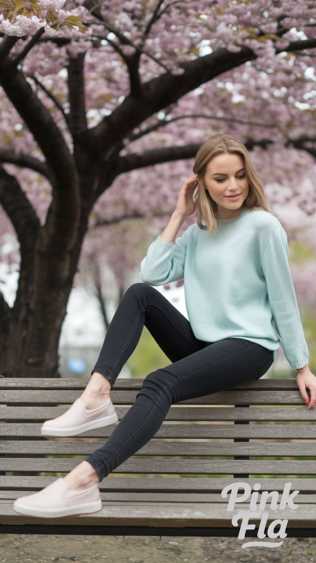 Mint Comfort with a Crisp Contrast - Spring Outfits with Jeans
