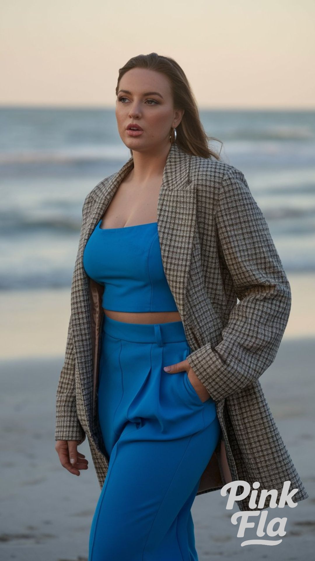 Modern Coastal Chic with Bold Contrast - Outfits for Hourglass Shapes