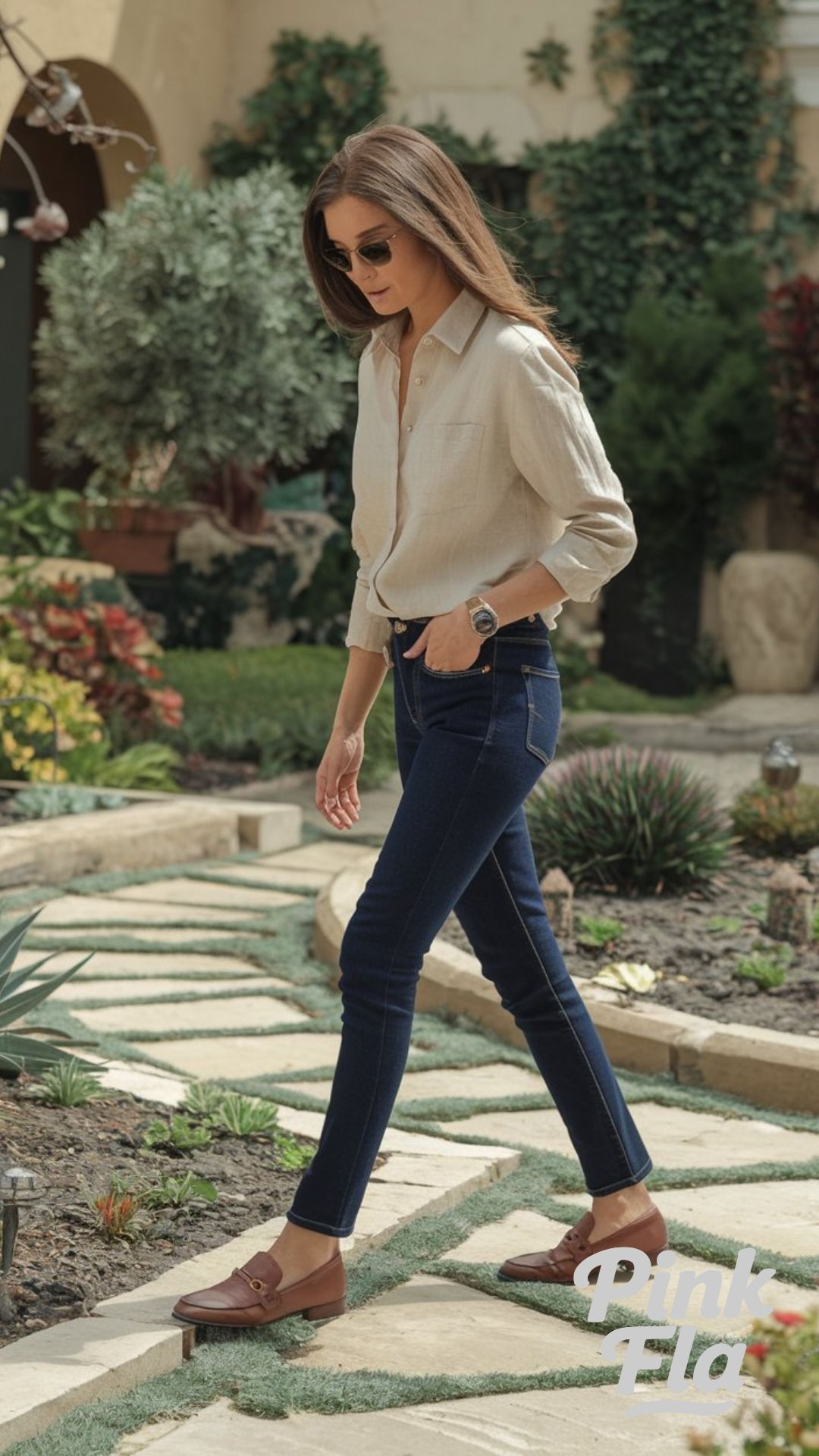 Neutral and Classic - Spring Outfits with Jeans