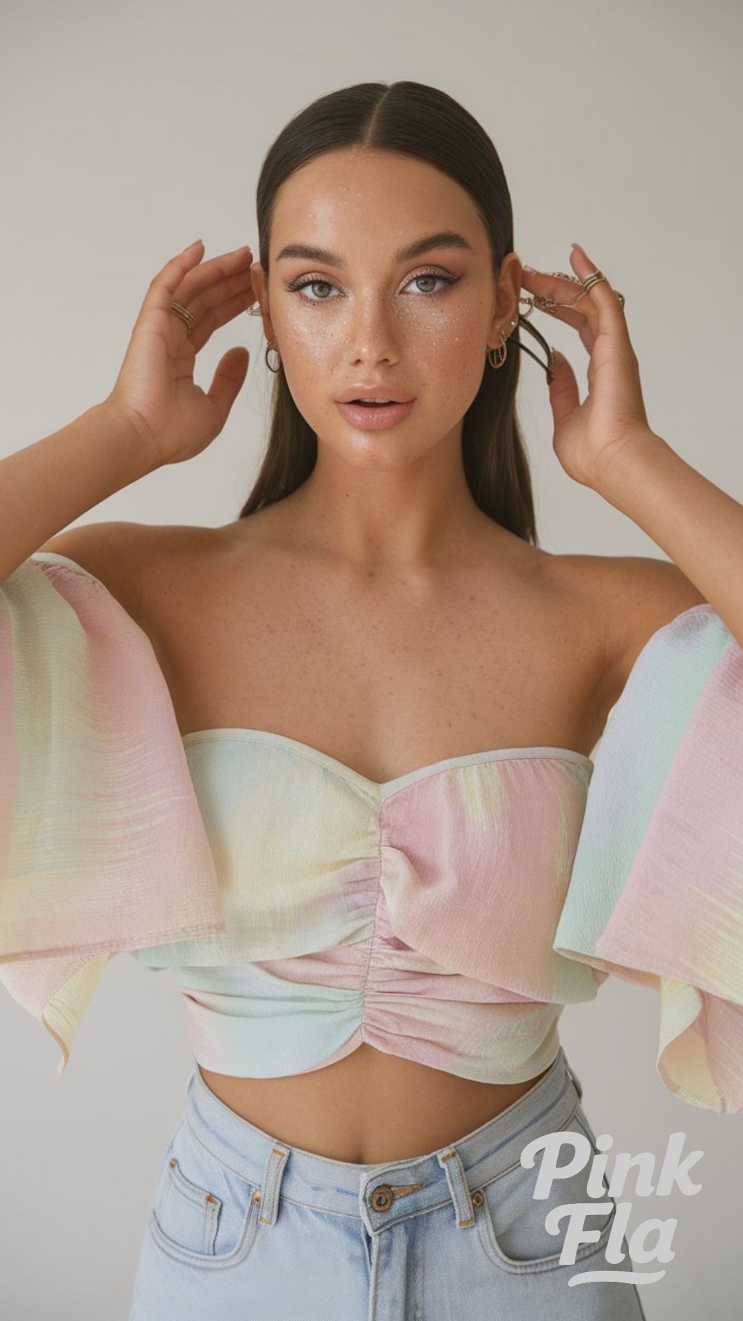 Pastel Dream in Light Blue Jeans Outfits