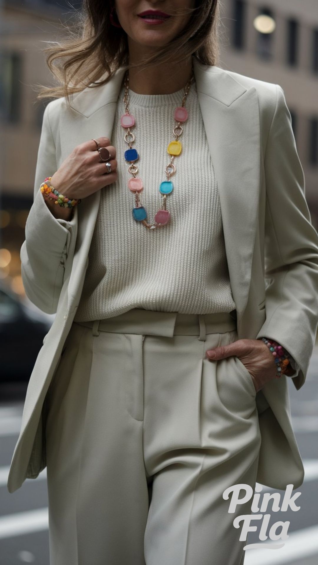 Power Neutrals with a Pop of Fun - Spring Outfits for Women Over 60