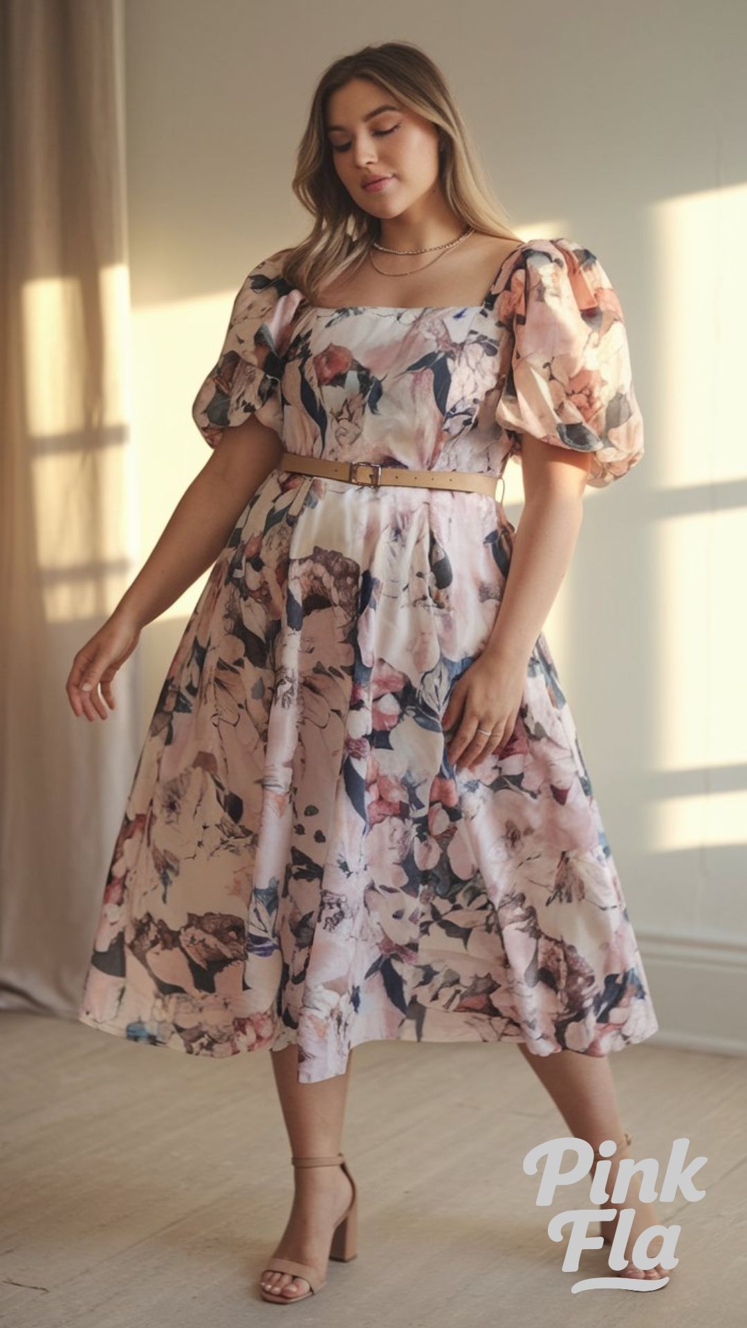 Romantic Florals for a Breezy Spring Day - Plus Size Spring Work Outfit Ideas