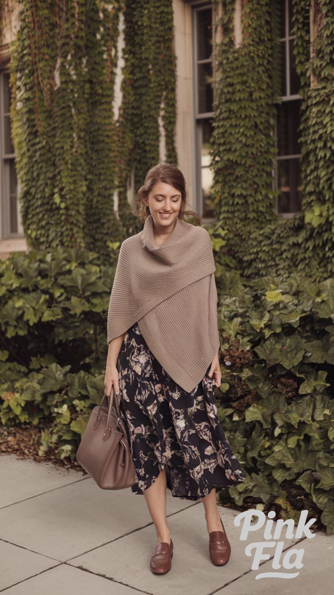 Soft Layers for a Cozy Transitional Look - Light Academia Spring Outfits