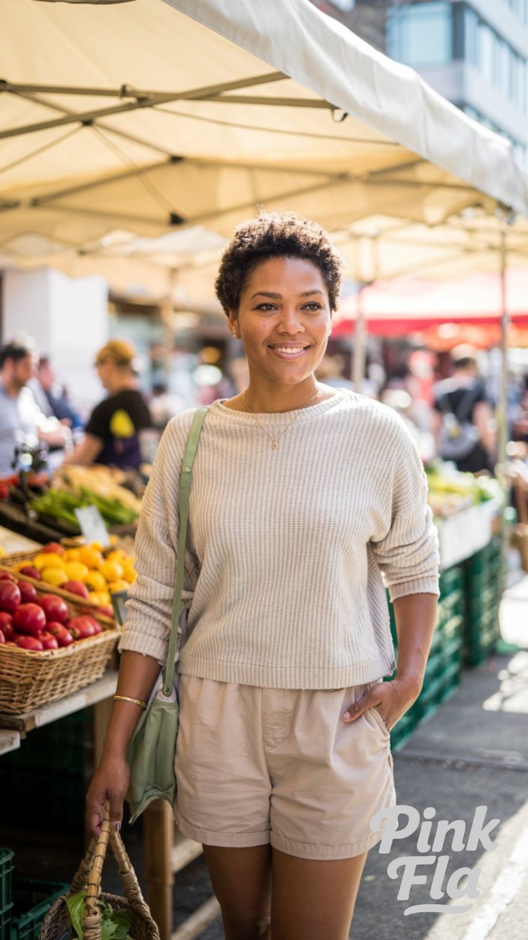 Soft Start: Neutrals for a Market Morning - Casual Warm Spring Outfit Ideas