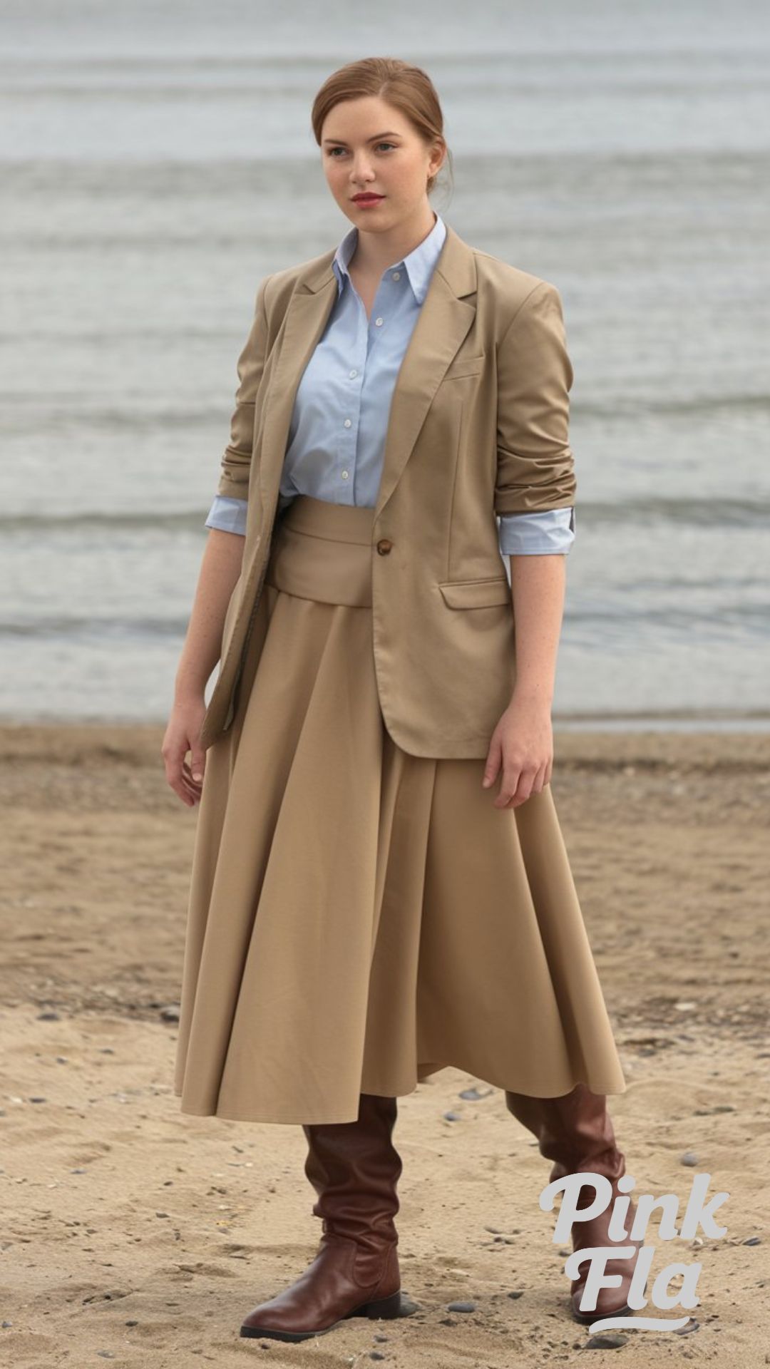 Tailored Ease with Coastal Sophistication - Outfits for Hourglass Shapes