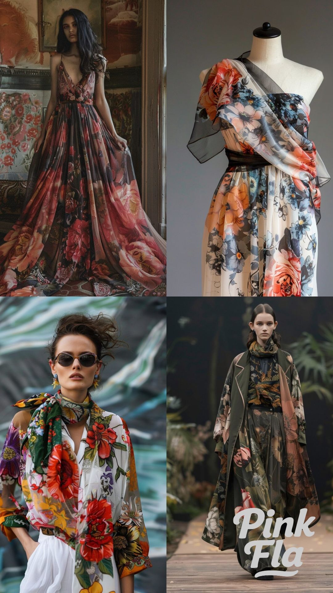 Vibrant Spring Florals Soft Feminine Outfits