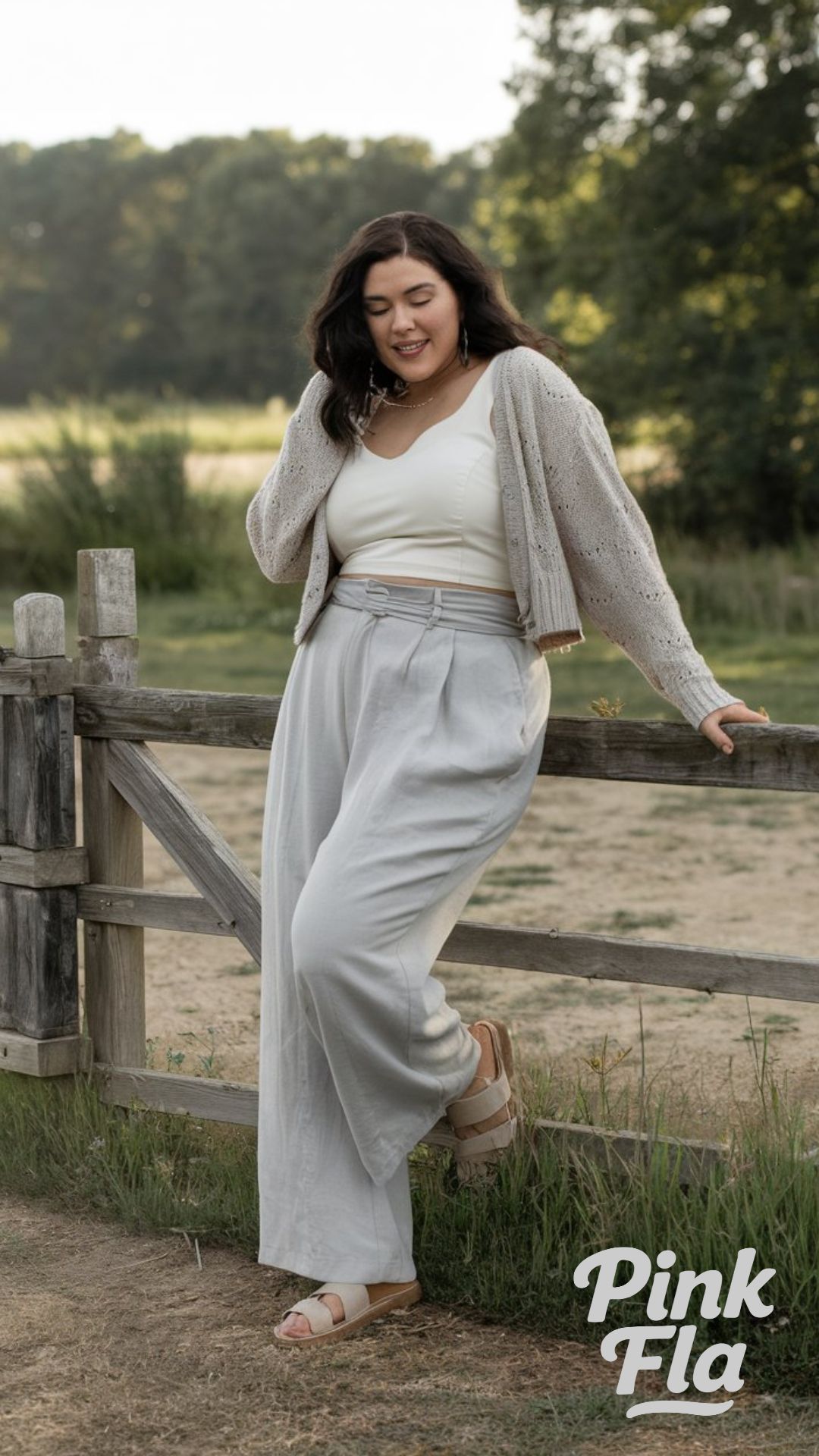 Breezy Neutrals for Effortless Comfort - Plus Size Spring Outfit Ideas