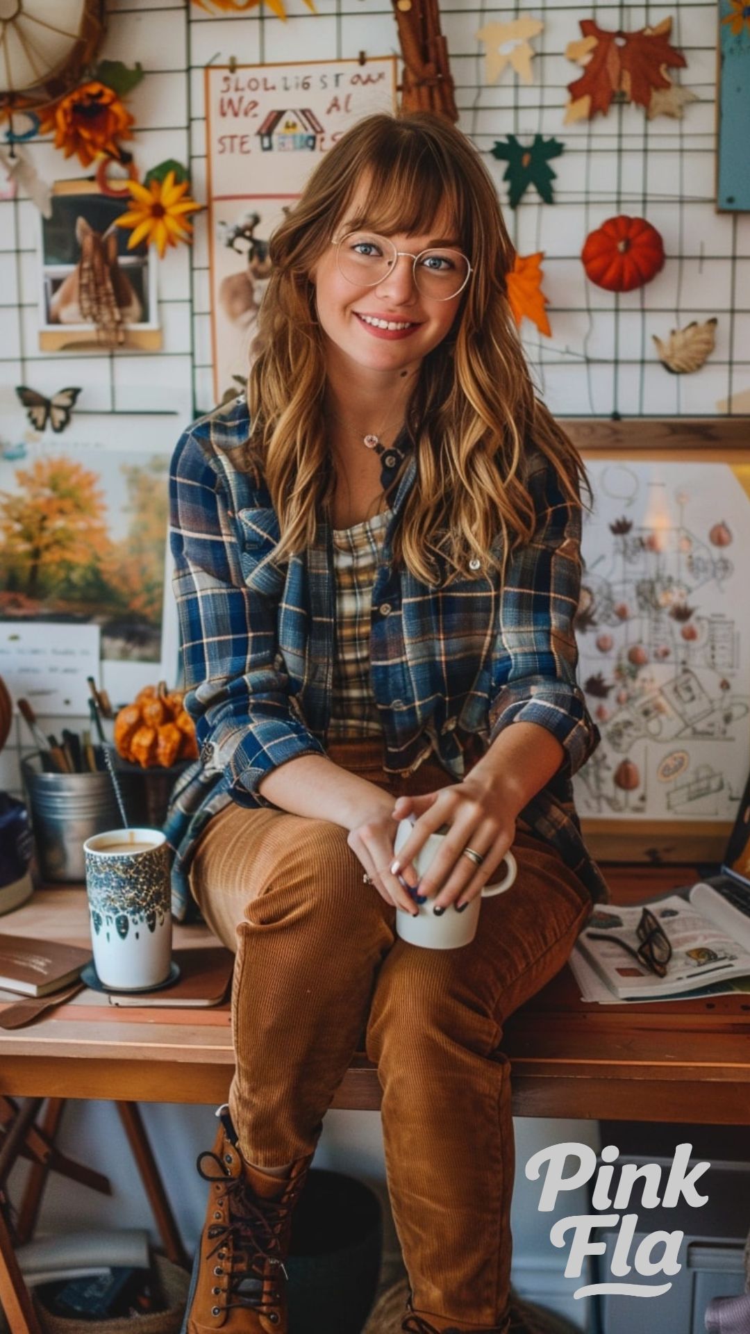 Cozy Plaid - Teacher Outfits