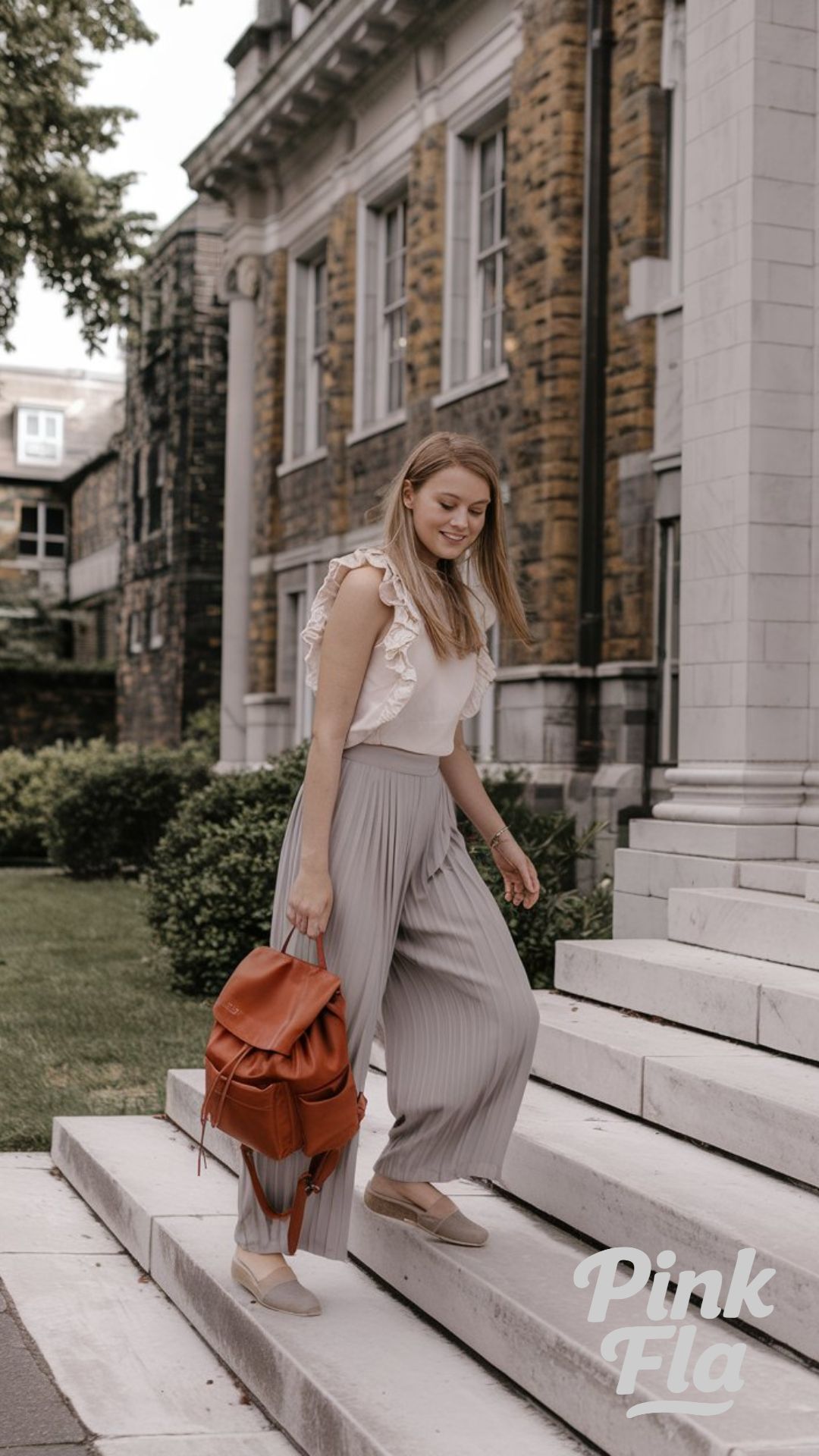 Polished Comfort: Ruffles and Pleats for Everyday Wear  - Spring Outfits for School