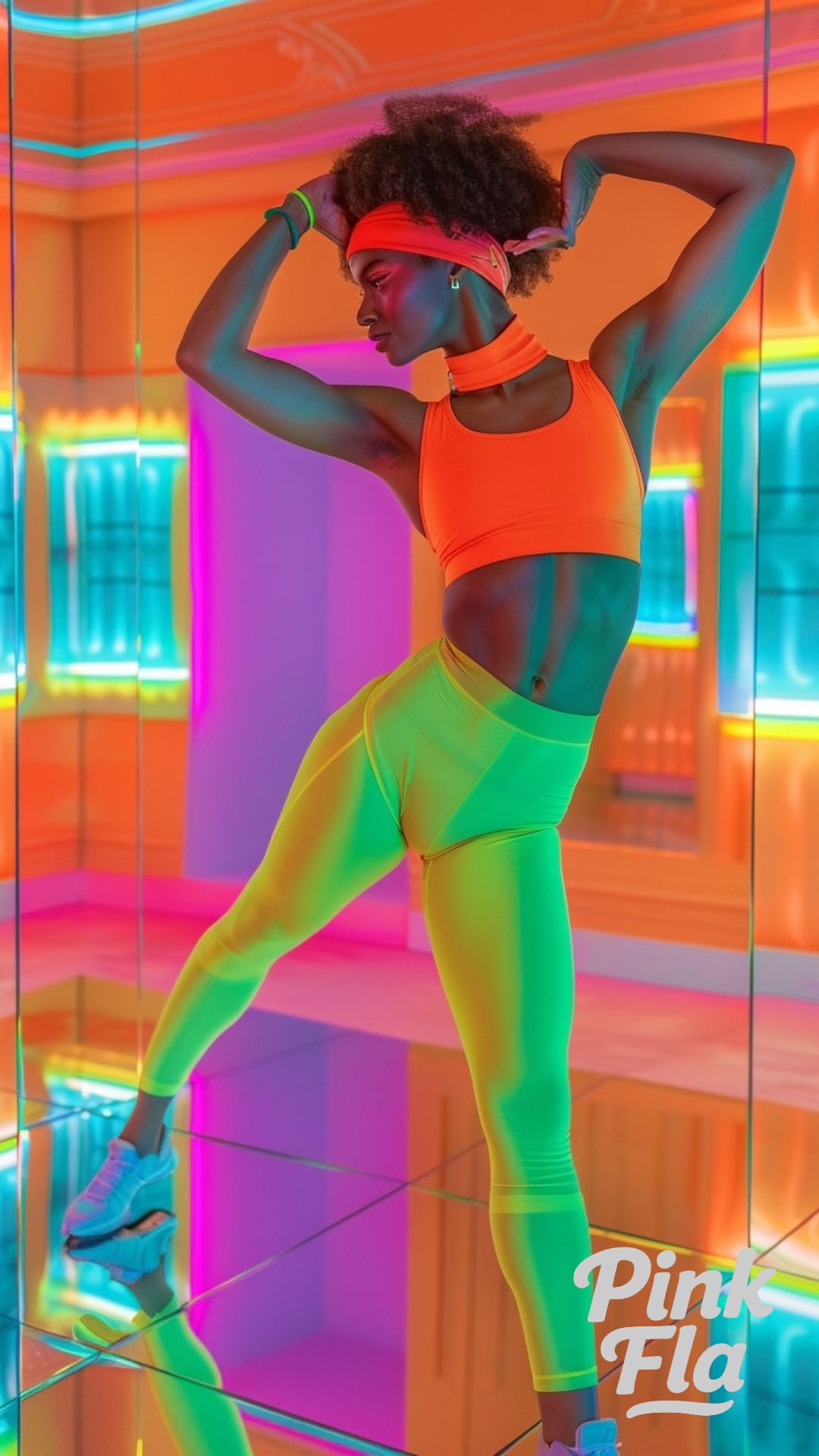 Aerobic Eighties Flash Retro Vintage Outfits