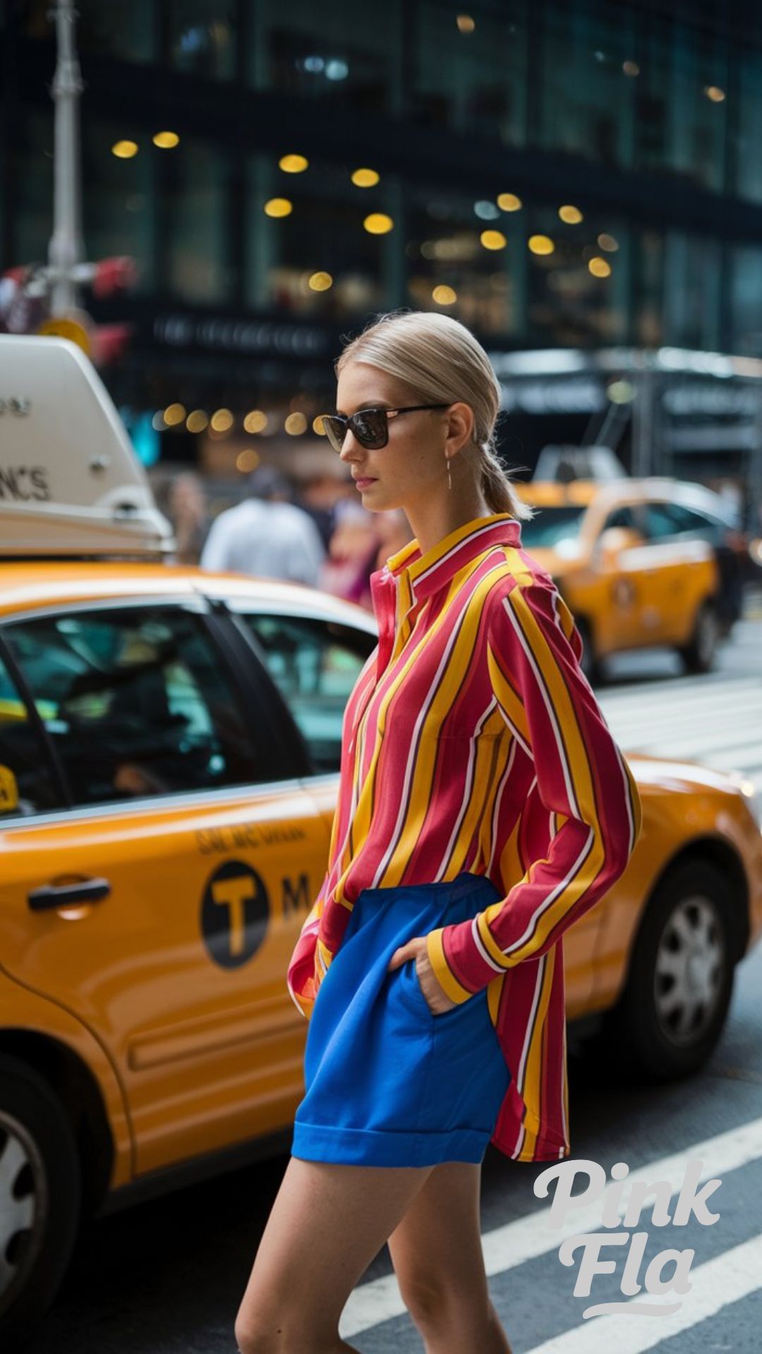 Bold Stripes for an Energetic City Look - Outfits for Humid Weather