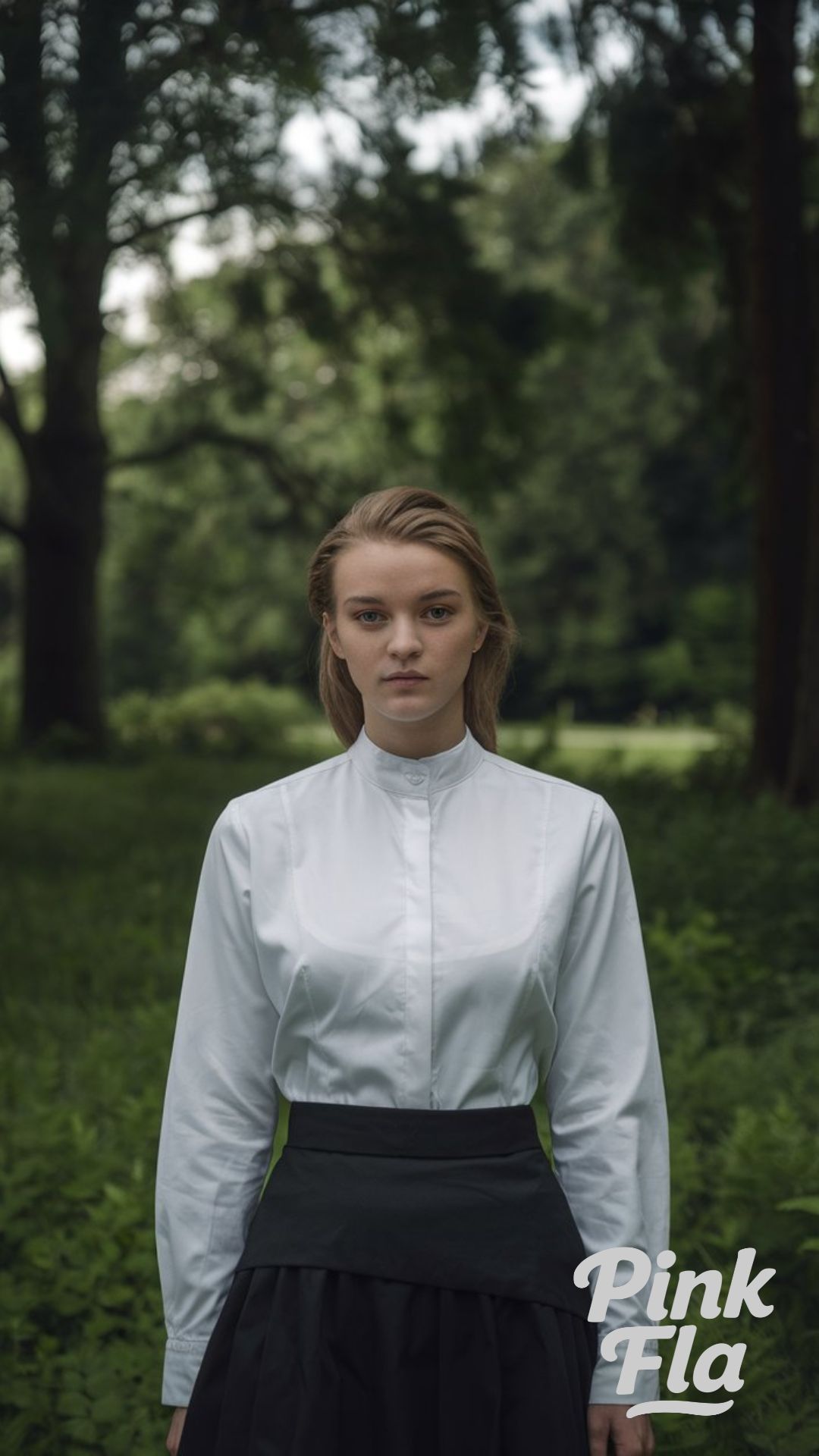 Classic White Shirt and Black Skirt Combo - Outfits for Humid Weather