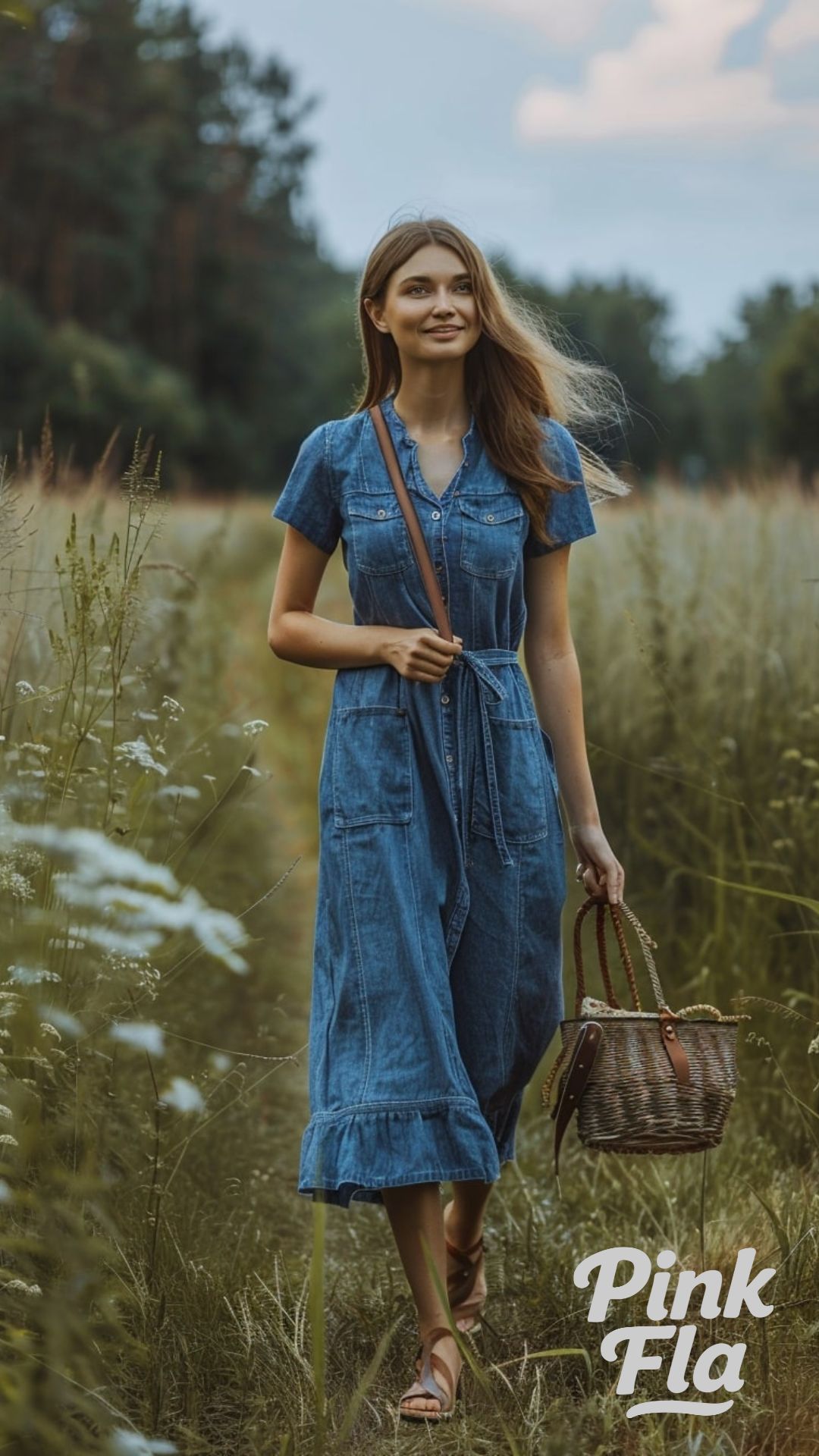 Countryside Charm Modest Summer Outfits