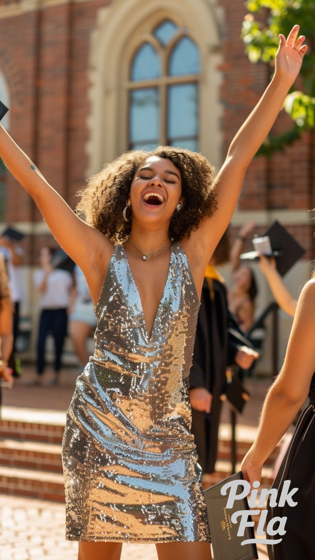 Glamorous Sequins: Shine on Your Special Day - Graduation Outfit Ideas