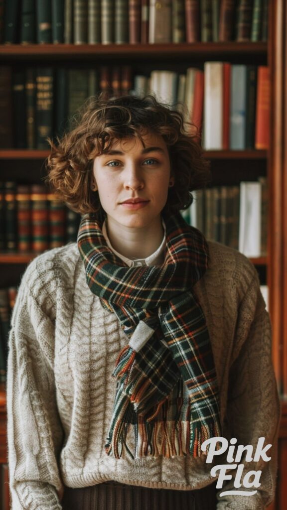 Cozy Scholar Look - Dark Academia Outfit Inspirations