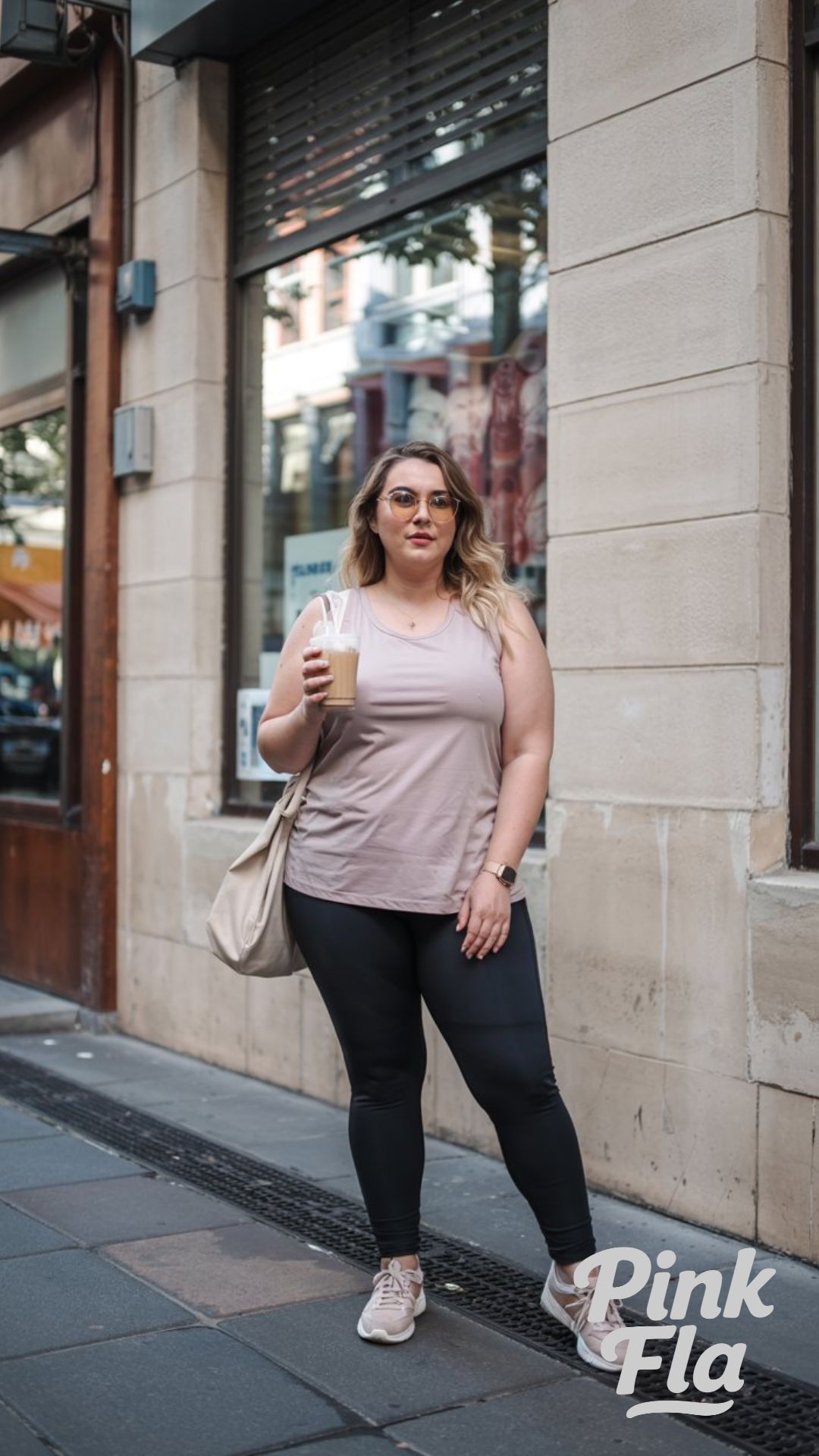 Athletic and Clean Cut - Plus Size Summer Outfits with Sneakers