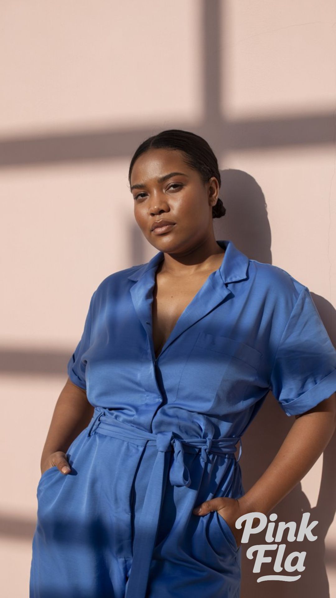 Blue Hour: Structured Jumpsuit, Soft Impact - Curvy Summer Outfits for Black Women