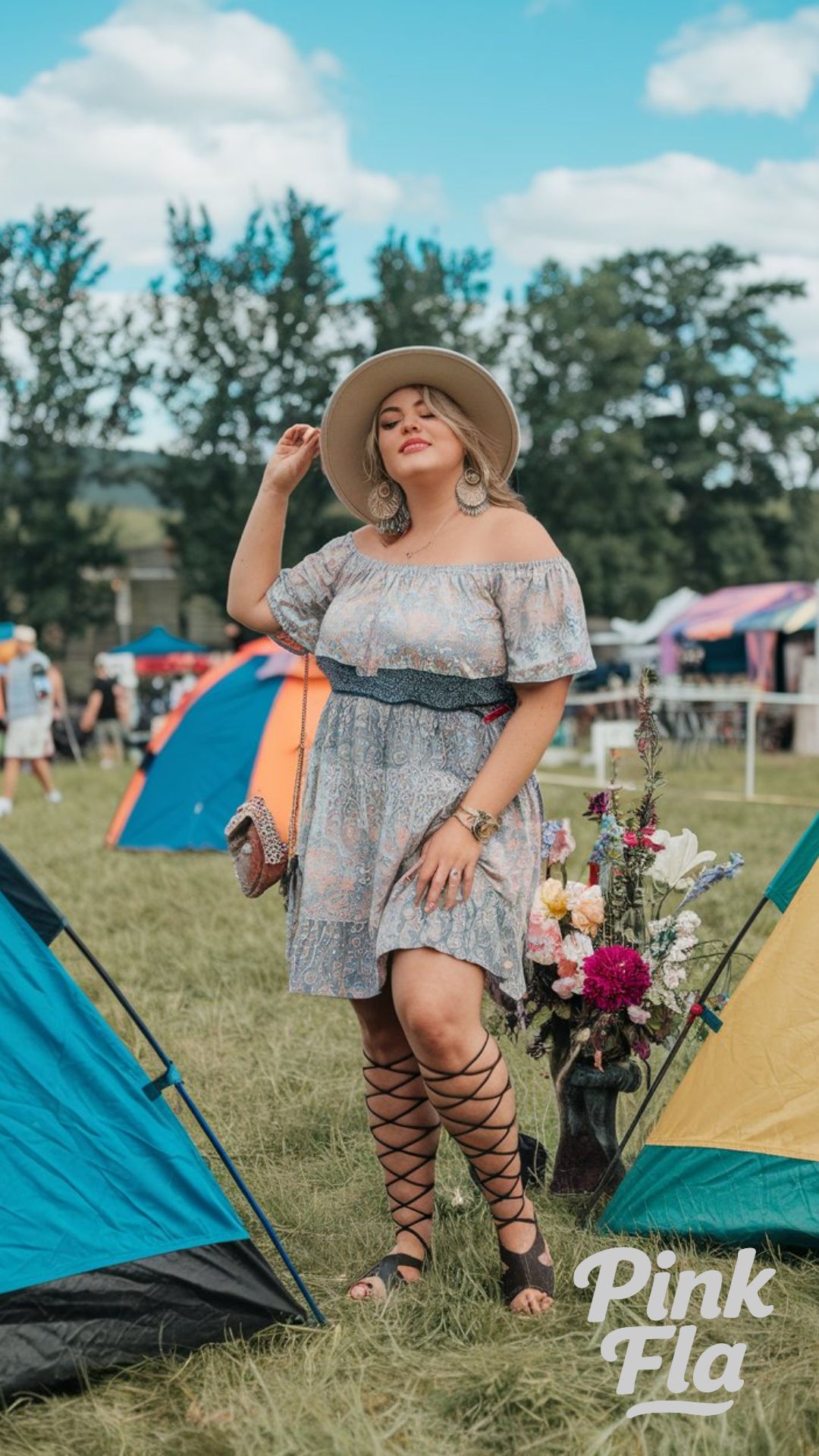 Boho Breeze for Festival Days - Casual Summer Outfits for Curvy Women