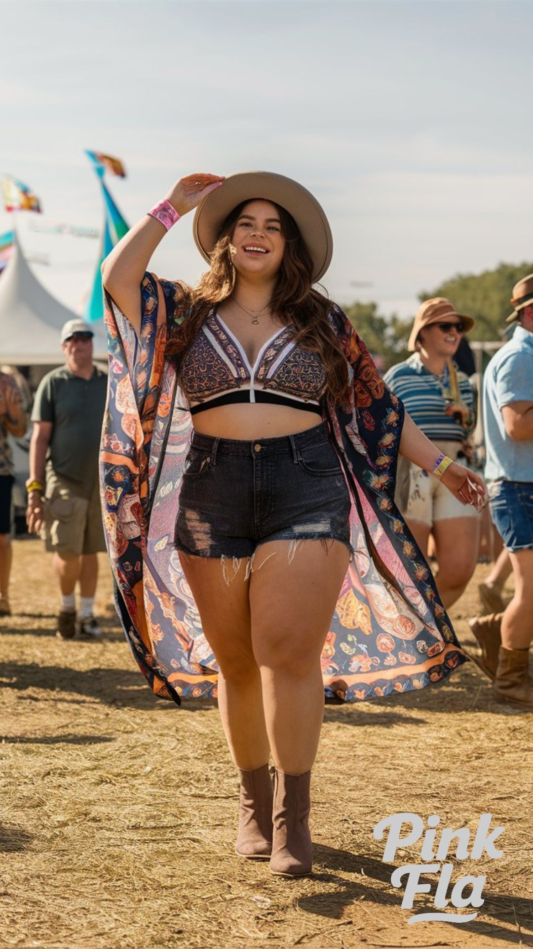 Boho Festival Vibes - Summer Outfits for Short Curvy Women
