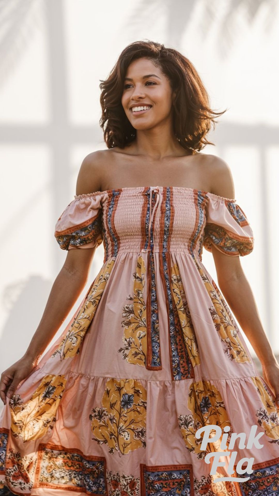 Bold Prints and Bare Shoulders - Curvy Summer Outfits for Black Women