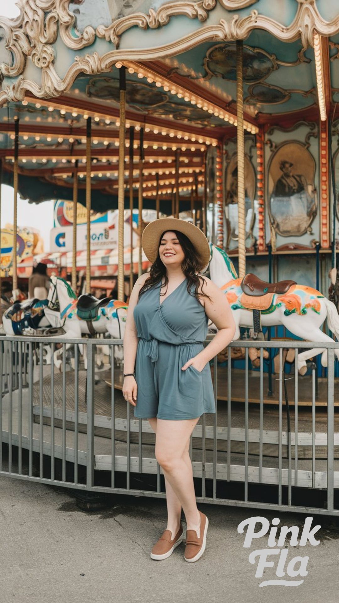 Casual Romper Style for Outdoor Play - Casual Summer Outfits for Curvy Women