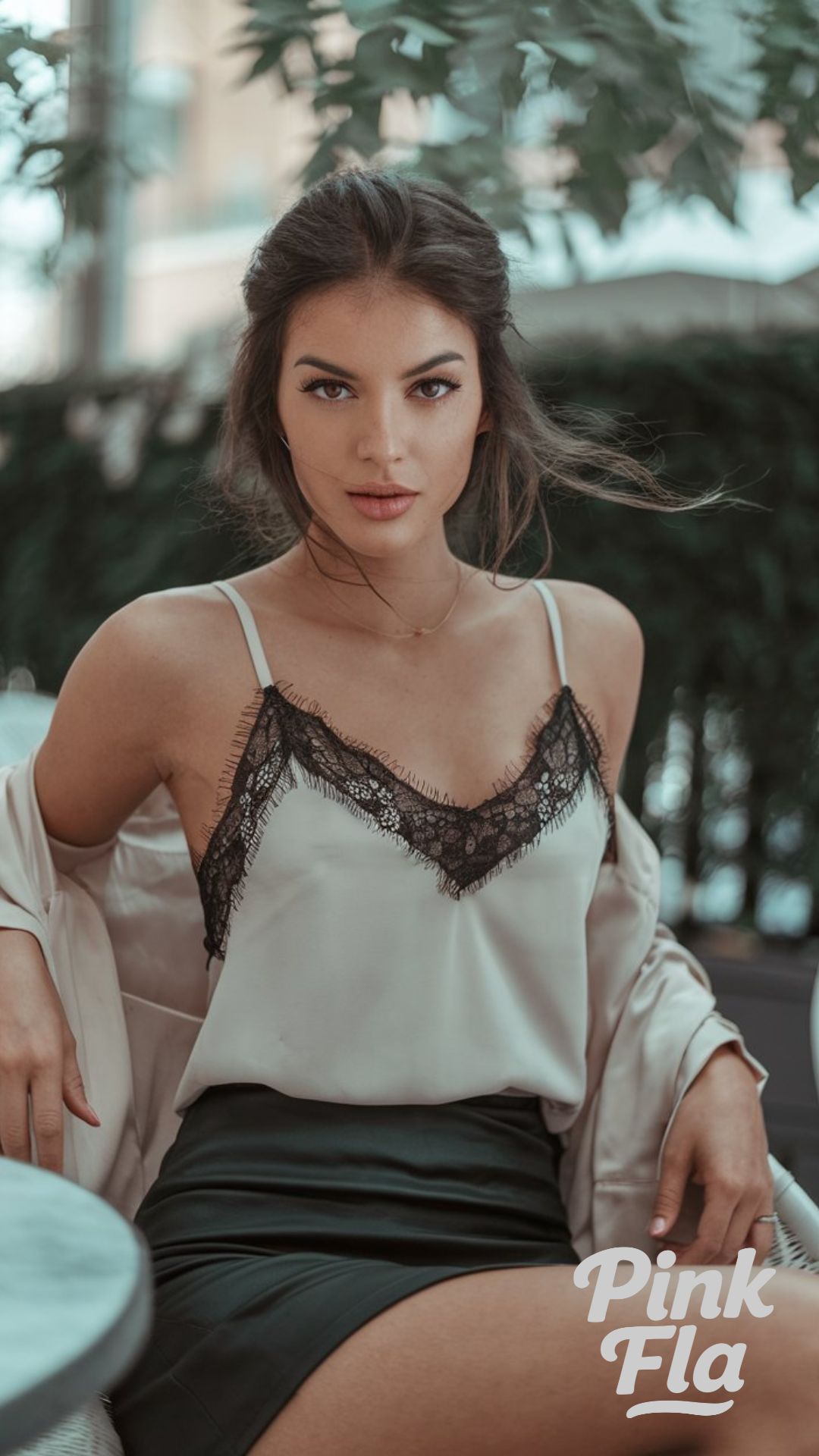 City Café Simplicity - Summer Outfits with a Black Mini Skirt