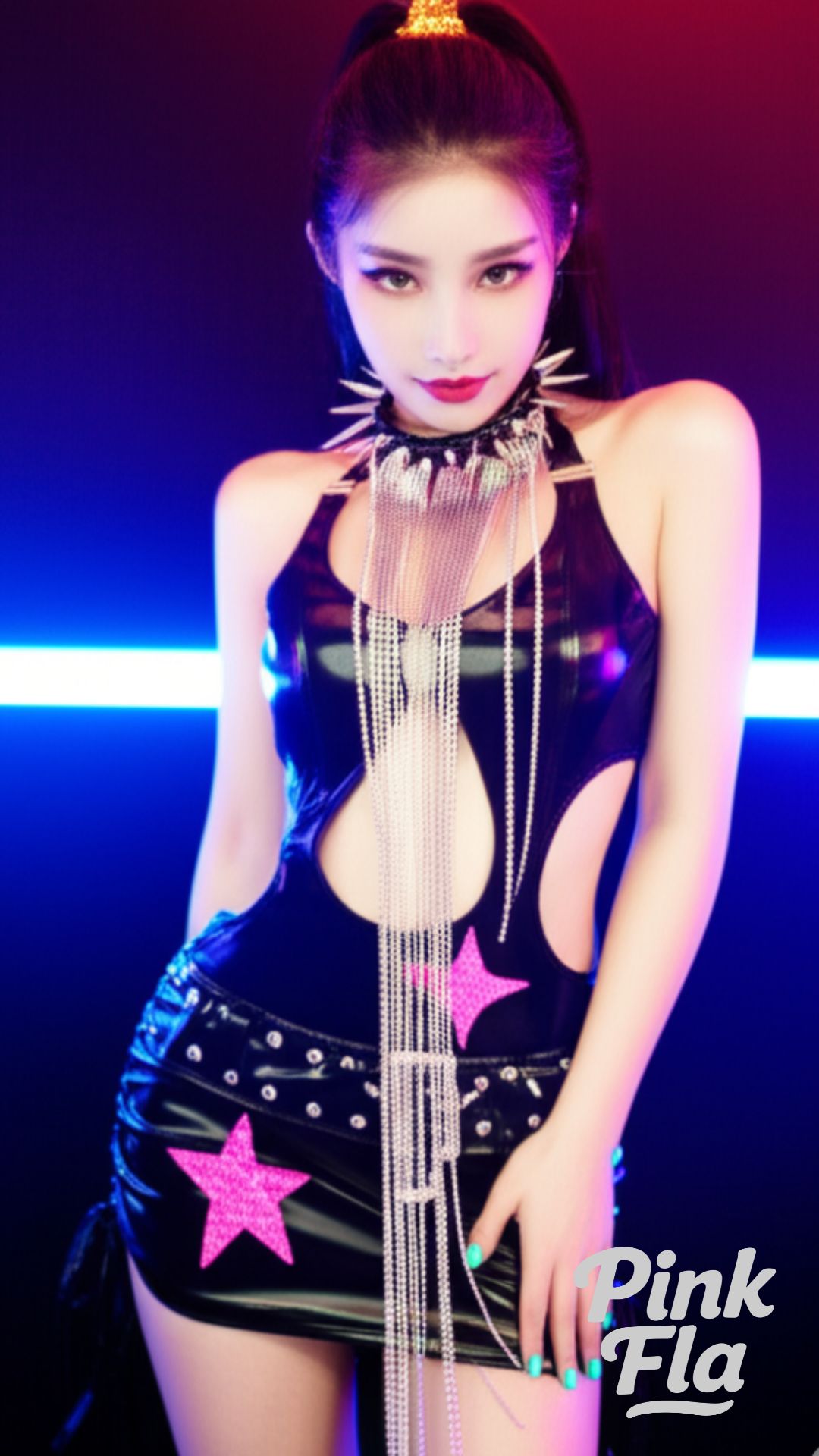 Edgy Glam Night Crawler - Stripper Core Outfits