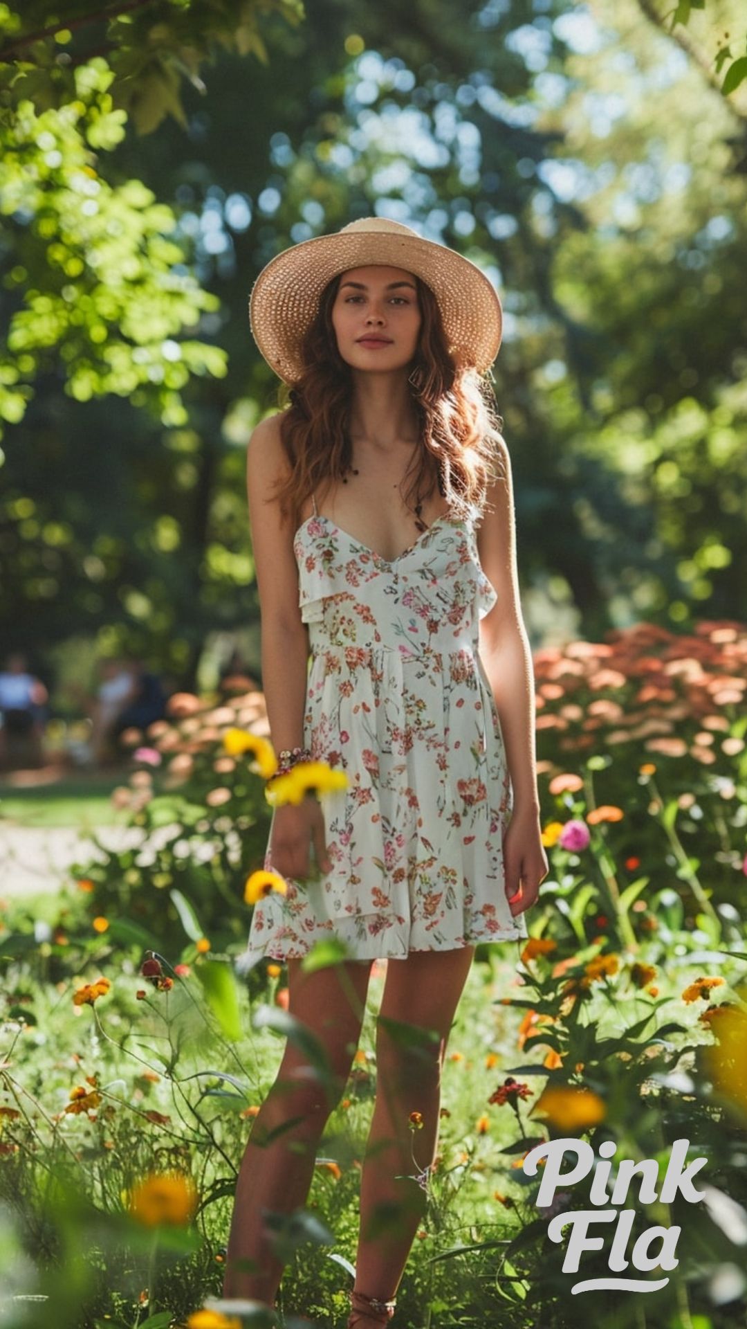 Floral Sundress in Bloom - Girly Summer Outfits